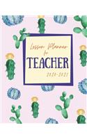 Lesson Planner for Teachers (Cactus Purple Cover)