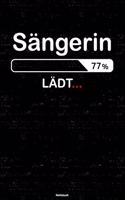 Sängerin Lädt... Notizbuch