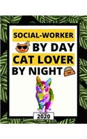 Social Worker By Day Cat Lover By Night