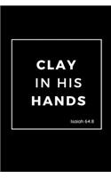 CLAY IN HIS HANDS Isaiah 64