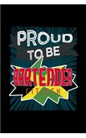 Proud to be bartender citizen: Notebook Journal Diary 110 Lined pages 6 x 9 in 15.24 x 22.86 cm Doodle Book Funny Great Gift