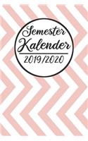 Semester Kalender 2019 / 2020: Semesterplaner 2019 2020 - Studienplaner A5, Semesterkalender, Timer, Uni Planer