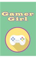 gamer girl: Blank Lined Journal, Notebook, Funny video games Addictive Notebook, Ruled, Writing Book, for gamers