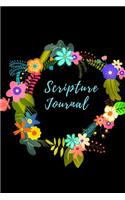Scripture Journal: An Inspirational Notebook with Bible Verse Prompts for Study, Worship, Prayer and Praise