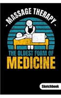 Massage Therapy. The oldest form of medicine. Sketchbook