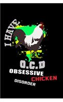 I Have O.C.D. Obsessive Chicken Disorder: Hangman Puzzles - Mini Game - Clever Kids - 110 Lined Pages - 6 X 9 In - 15.24 X 22.86 Cm - Single Player - Funny Great Gift