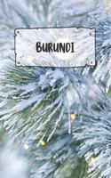 Burundi: Ruled Travel Diary Notebook or Journey Journal - Lined Trip Pocketbook for Men and Women with Lines