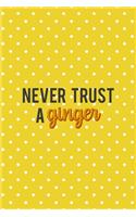 Never Trust A Ginger