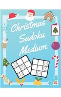 Christmas Sudoku Medium: 100 Pages With Sudokus On Medium Level - Solve And Relax - Large Print, Perfect Gift For Advent Time (125 Pages, 8.5 x 11)