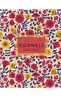 Cornell Notes Notebook: Floral Print - 120 White Pages 8.5x11 Inch - Note Taking System(1 Pretty Notebooks)