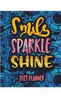 Smile Sparkle Shine 2019 Planner