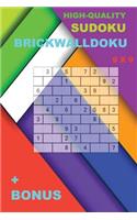 High-Quality Sudoku - Brickwalldoku 9 X 9 + Bonus
