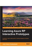 Learning Axure RP Interactive Prototypes