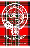 Clan Macbain 100 Page Lined Journal/Notebook