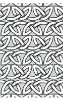 Viking Pattern - Celtic Decoration 01: Blank Lined Notebook for Norse Mythology Lovers