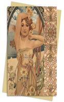 The Times of the Day (Mucha) Greeting Card Pack: Pack of 6(Greeting Cards)