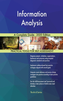 Information Analysis A Complete Guide - 2020 Edition