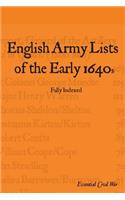 English Army Lists of the Early 1640s