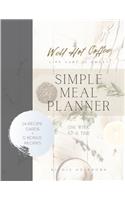 Well Hot Coffee Simple Meal Planner