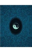 Monogram Taoism Sketchbook: Blank Art Pad Notebook Journal(49 Monogram Cerulean 150 Sketch)