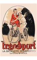 Carnet Ligné Affiche Très Sport Bicyclette