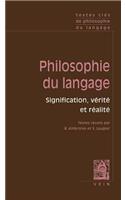 Textes Cles de Philosophie Du Langage