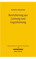 Bereicherung aus Leistung und Gegenleistung