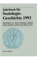 Jahrbuch Für Soziologiegeschichte 1993