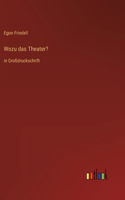 Wozu das Theater?