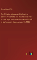 Christian Ministry and its Fruits
