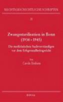 Zwangssterilisation in Bonn (1934-1945)