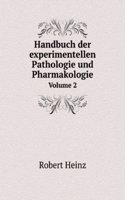 Handbuch der experimentellen Pathologie und Pharmakologie