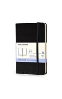 Moleskine Art Plus Sketchbook, Pocket, Plain, Black, Hard Cover (3.5 X 5.5)