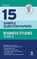 15 Sample Question Paper Business Studies Class 12th Cbse