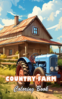 Country Farm Coloring Book