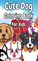 Cute Dog Coloring Book For Kids