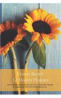 Vision Board 12 Month Planner, 12 Month 2020 Calendar,5 Year 2020-2024 Calendar for Mapping Out What You're Really Meant to Do Create Simple Abundance Through Radical Transformation & Get Out of Your Own Way Usi