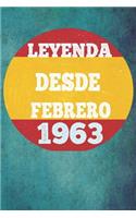 Leyenda Desde Febrero 1963