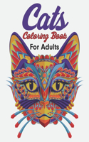 Cats Coloring Book For Adults