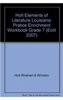 Elements of Literature: Pratice Enrichment Workbook Grade 7(English)