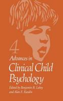 Advances in Clinical Child Psychology