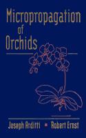 Micropropagation of Orchids