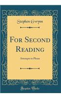 For Second Reading: Attempts to Please (Classic Reprint)