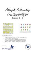 Adding & Subtracting Fractions BINGO!