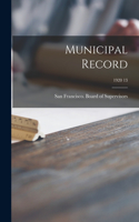 Municipal Record; 1920 13