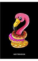 Notebook: Flamingo Donuts