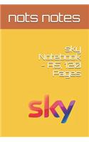 sky Notebook - A5, 120 Pages