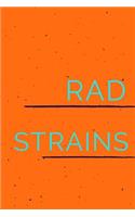 Rad Strains: Novelty Stoner Notebook 80's Themed
