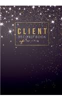 Client record book hair stylist