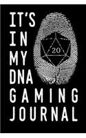 It's in My DNA Gaming Journal